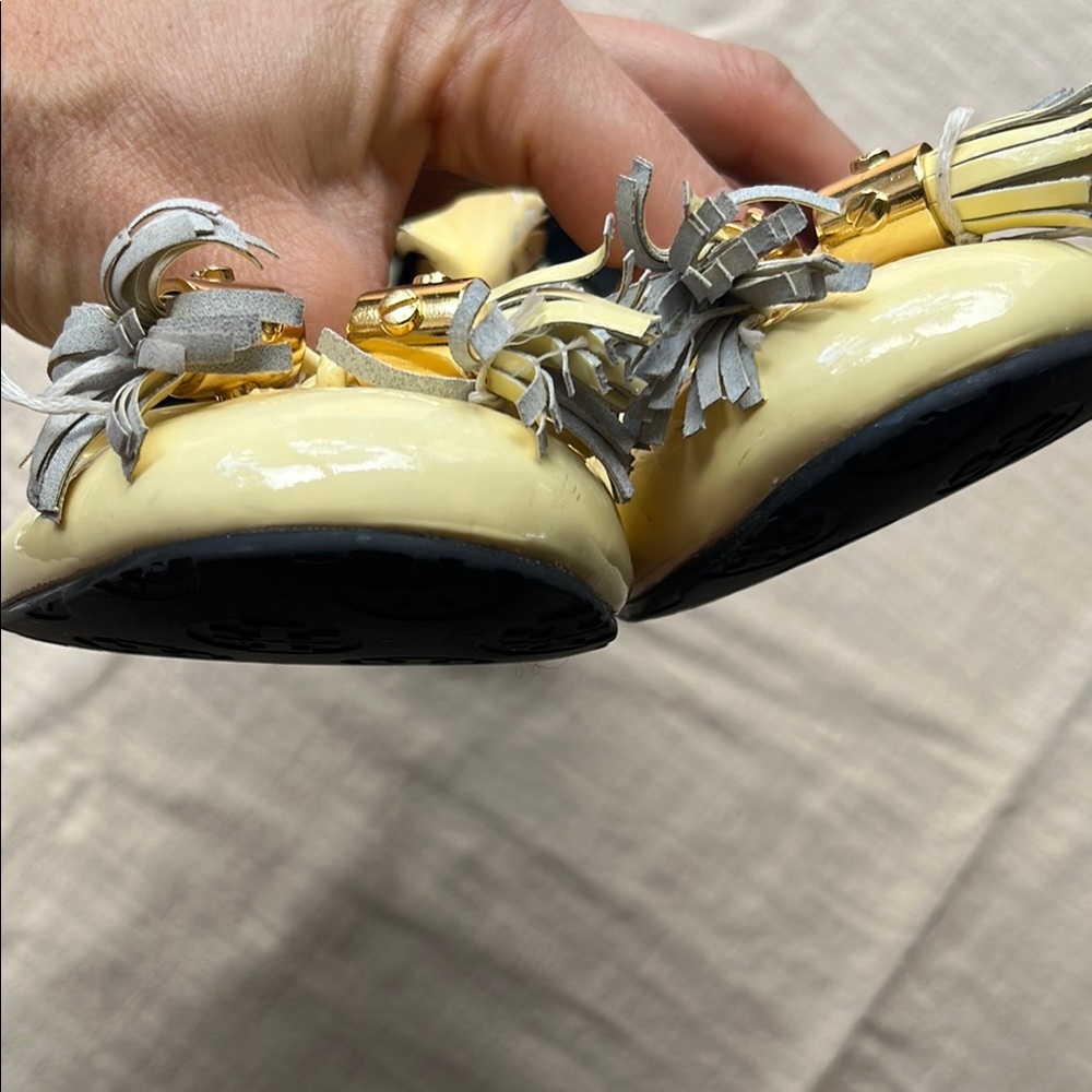 Tory Burch Yellow Flats - Picture 10 of 10